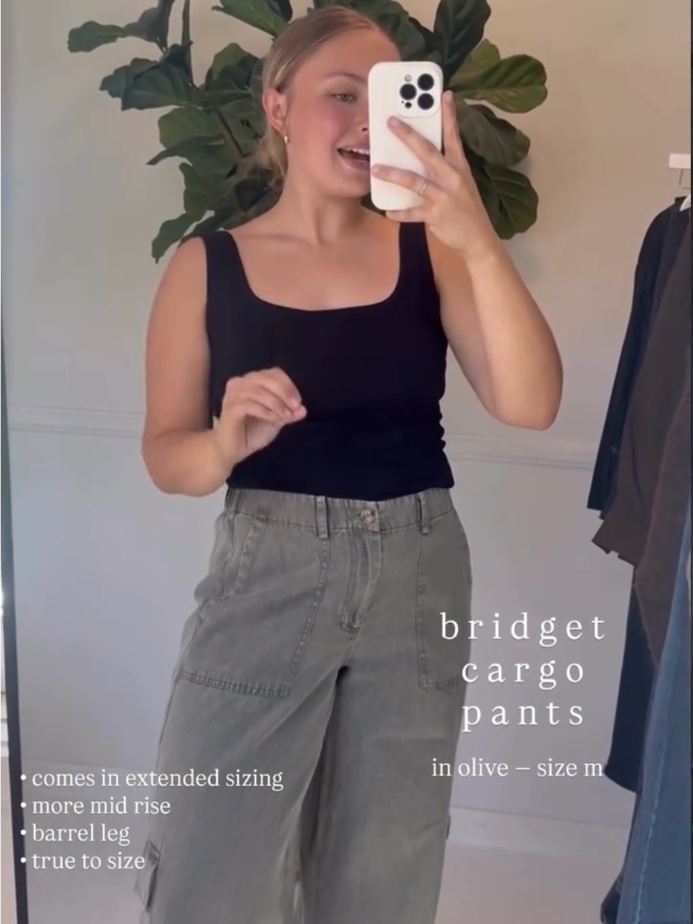 Carly Jean Los Angeles Olive Bridget Cargo Pants